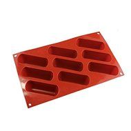 Baking Pastry Mould 9-Cavity Wedge Design Silicone Flexible Mold Cake, Chocolate, Candy Pan, Brownie, Ice Cream... N7