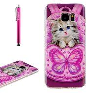 Galaxy S7 Edge Case, Firefish [Fashion Style] [Anti-slip] Ultra Slim Exact Fit Lightweight Flexible TPU Soft Back... N3