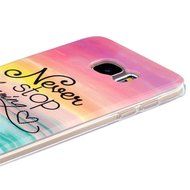 Galaxy S7 Edge Case, Firefish [Fashion Style] [Anti-slip] Ultra Slim Exact Fit Lightweight Flexible TPU Soft Back... N7