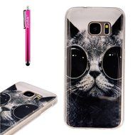 Galaxy S7 Edge Case, Firefish [Fashion Style] [Anti-slip] Ultra Slim Exact Fit Lightweight Flexible TPU Soft Back... N8