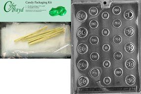 Cybrtrayd J024 Coins Jobs Chocolate Candy Mold N5