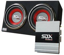 SDX 12&quot; 1000w Subwoofer System, Amplifier, Wiring Kit