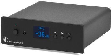 Pro-Ject Audio - Receiver Box S - Compact Integrated stereo amp including FM tuner - BLK