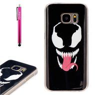 Galaxy S7 Edge Case, Firefish [Fashion Style] [Anti-slip] Ultra Slim Exact Fit Lightweight Flexible TPU Soft Back... N33