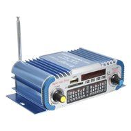 Mini Amplifier, ELEGIANT HiFi Digital Super Bass Stereo Audio Amplifier Support USB / SD / MMC Card Built-in FM... N13