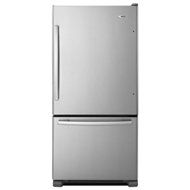 Amana ABB2224BRM 21.9 Cu. Ft. Stainless Steel Bottom Freezer Refrigerator - Energy Star N2