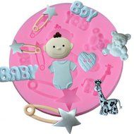 Baby and Boy 3D DIY Fondant Cake Chocolate Sugar Craft Mold