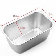 DUFUSTORE 1pcs 0.7L Rectangle Aluminum Box Loaf Tin for Home Bread Cake Baking Bakeware N4