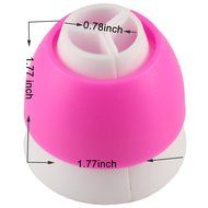 Mujiang 7 Pcs/Set Stainless Steel Russian Ball Icing Piping Nozzles Tips N7