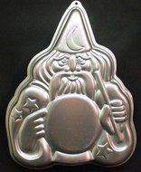 Wilton Wizard Sorceror Cake Pan (2105-2633, 1984) Harry Potter Dumbledore N3