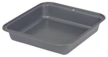 Swift Faringdon Collection Bakers Pride Non-Stick Square Cake Pan Carbon Steel 23 cm x 23 cm x 4 cm.
