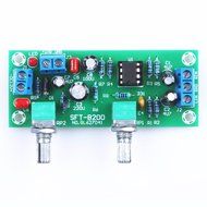 Qianson DC 12V-24V Low-pass Filter NE5532 Bass Tone Subwoofer Pre-Amplifier Preamp Board N7