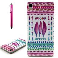 Xperia Z3 Case, Firefish [Shock Absorbent] [Slim Fit] [Anti Slip] Design Clear TPU Gel Silicone Soft Protective... N71