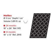 MUFFINS / DARIOLES 3.6 oz CUP CAKE 24 Moulds