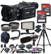 Canon VIXIA HF G40 Full HD Professional Camcorder with Extra 2pc SanDisk 64GB High Speed Memory Cards + Accessory...