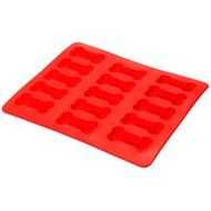 Kingstar Silicone Mini Paw Cake Pan Bone Bakeware Baking Mold Set of 2 with Lovely Brush, 29-cavity N5