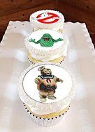 12 Edible GHOSTBUSTERS Cupcake toppers, Ghostbusters birthday, ghostbusters party N2