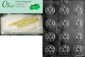 Cybrtrayd R072 Star of David Mints Chocolate Candy Mold with Exclusive Cybrtrayd Copyrighted Chocolate Molding... N4