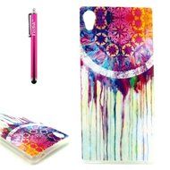 Xperia Z3 Case, Firefish [Shock Absorbent] [Slim Fit] [Anti Slip] Design Clear TPU Gel Silicone Soft Protective... N99