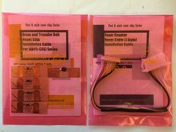 Super Easy "Peel &amp; Stick" Transfer Belt Reset Solution for OKI OKIDATA C9600, C9650, C9655, C9750, C9800, C9850...