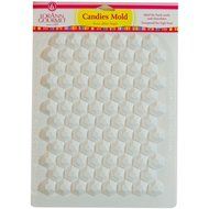 Lorann Hard Candy Making Mold Gems Set - Includes Jewels, Break Apart Hexagon, and Break-apart Rectangle N3