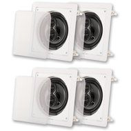 Acoustic Audio CS-I63S-2PR 300 Watt 6.5" 3-Way Home Theater In-Wall/Ceiling Speakers (2-Pair) N2