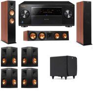 Klipsch RP-280F Tower Speakers CH-RP-450C-SDS12-7.1-Pioneer Elite SC-85