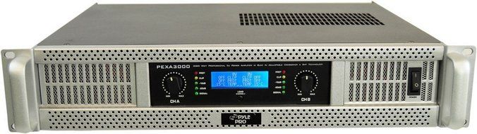 Pyle-Pro PEXA3000 19'' Rack Mount 3000 Watt Professional Power Amplifier w/ Digital SMT Technology N3