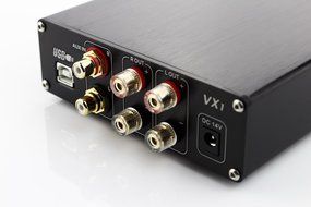 TP30-MK2 Digital Hi-Fi Power Stereo Subwoofer Amplifier 16bit/48kHz USB DAC Headphone Amp (Silver) N22