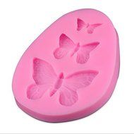 Butterfly Shaped Silicone Press Mold Cake Decoration by uGen! Fondant Cake 3D Food Grade Silicone Mold. Silicone...