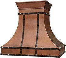 Copper Venting Hood (light, 30")