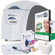 Magicard Pronto ID Card Printer &amp; Supplies Package - Official Bundle