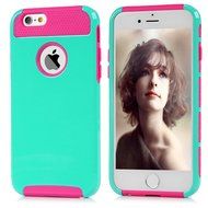 iPhone 6 Case, iPhone 6S Case (4.7&quot;), YOKIRIN 2 in 1 Hybrid Heavy Duty Dual Layer Hard PC Back Soft TPU Bumper... N46