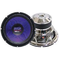 Blue Wave High-Powered Subwoofer - 12", 1200W Max
