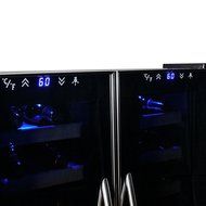 AKDY&reg; 28 Bottle Single Zone Thermoelectric Stainless Steel Freestanding Wine Cooler Cellar Chiller Refrigerator... N9