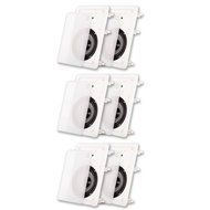 Acoustic Audio CS-IW620-3PR 250 Watt 6.5" 2-Way Home Theater In-Wall/Ceiling Speakers (3-Pair) N2