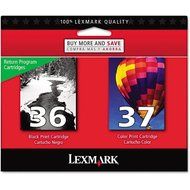 Lexmark Twin-Pack #36, #37 Black and Color Return