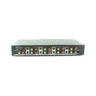 1x8 (1:8) 8-Way Composite Video + Stereo Analog R/L Audio Distribution Amplifier Splitter with Rack Mount N2