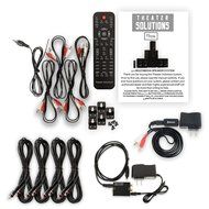 Theater Solutions TS514 Home 5.1 Speaker System with Bluetooth Optical Input and 4 Extension Cables