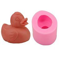 Let&#039;S Diy 3D Big Duck Shape Silicone Mold Cake Fondant Soap Candle Mould Dining Bar Moulds Kitchen Accessories