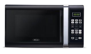 Bella 700-Watt Compact Microwave Oven, 0.7 Cubic Feet, White with Chrome N4