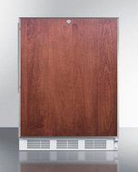 Built-in under-counter, manual defrost, -25 degree C upright freezer for ADA height counters