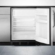 Summit Alb653bsstb 5.3 Cu. Ft. Capacity Ada Compliant Compact Refrigerator - Stainless Steel Door / Black Cabinet