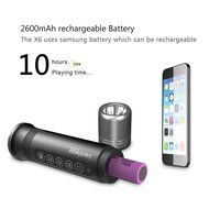 Trendwoo Outdoor Bicycle Bluetooth Speakers Waterproof Rechargeable LED Flashlight with Bike Mount for Cycling... N15