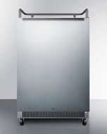 Summit SBC678OSNK 24" Built-In/Freestanding Outdoor Beer Dispenser with 6.5 cu. ft. Capacity Factory Installed...