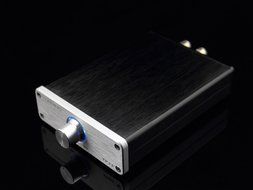 TP30-MK2 Digital Hi-Fi Power Stereo Subwoofer Amplifier 16bit/48kHz USB DAC Headphone Amp (Silver) N29