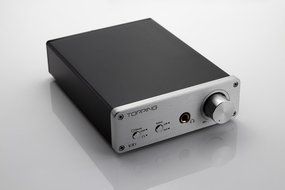 TP30-MK2 Digital Hi-Fi Power Stereo Subwoofer Amplifier 16bit/48kHz USB DAC Headphone Amp (Silver) N32