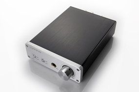 TP30-MK2 Digital Hi-Fi Power Stereo Subwoofer Amplifier 16bit/48kHz USB DAC Headphone Amp (Silver) N33