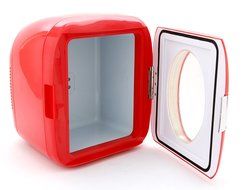 Vivitar 82123-RED-AMX 12 Can Mini Hot &amp; Cold Refrigerator