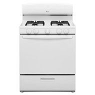 AMANA AGR4230BAW 5.1 cu. ft. Single Oven Free-Standing Gas Range, 30", White